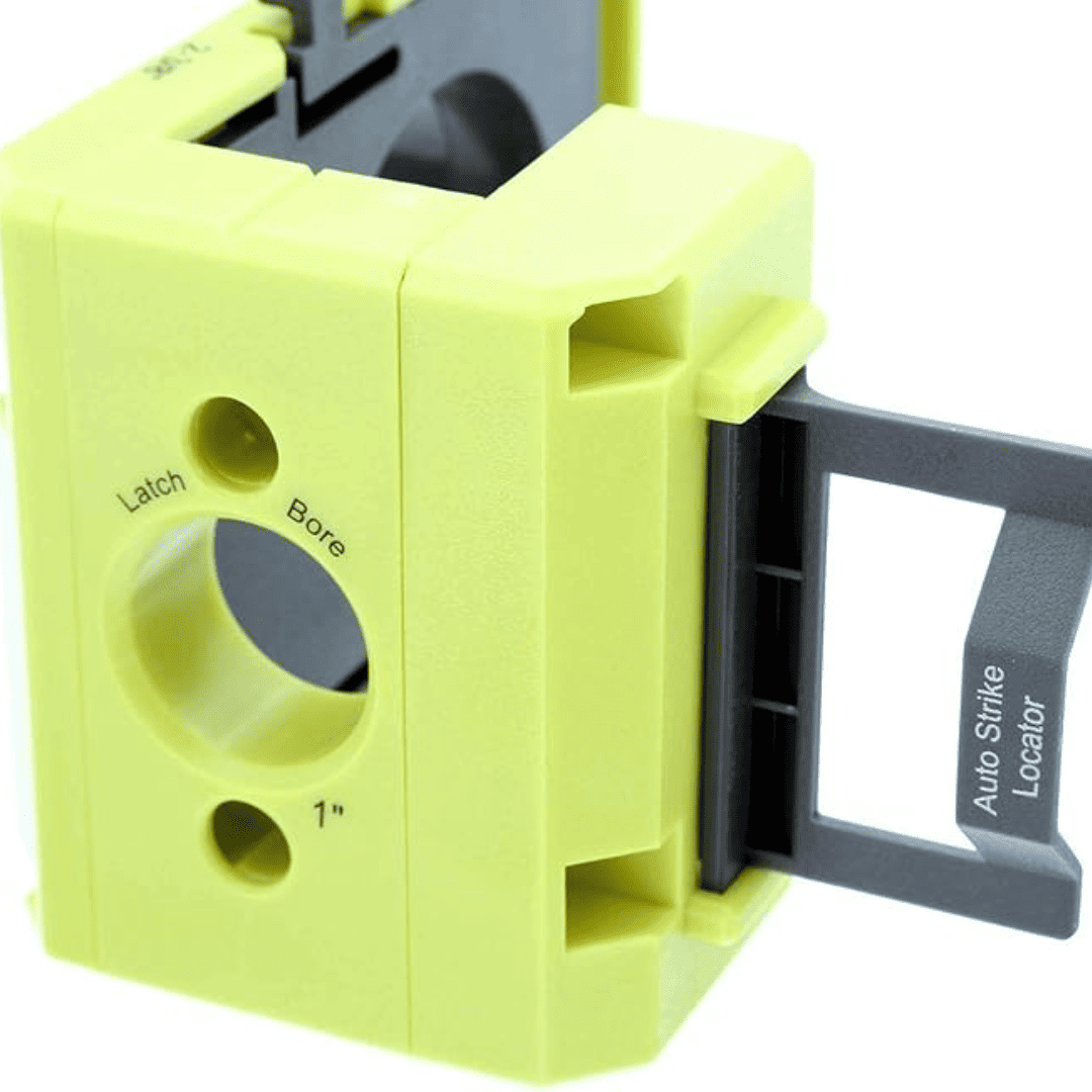 Kit de Instalación RYOBI A99DLK4 – Precisión Total para Cerraduras en Puertas de Madera y Metal
