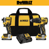 Kit DEWALT ATOMIC 20V MAX POWERSTACK (DCK254E2) – Taladro Percutor + Atornillador Compacto Sin Escobillas*