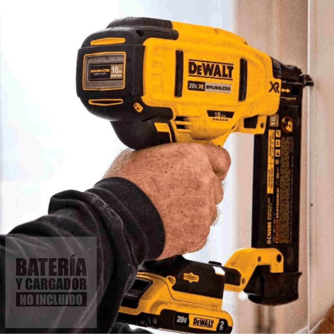 Clavadora Inalámbrica 20V Calibre 18 XR Dewalt DCN680B – Precisión y Libertad de Movimiento