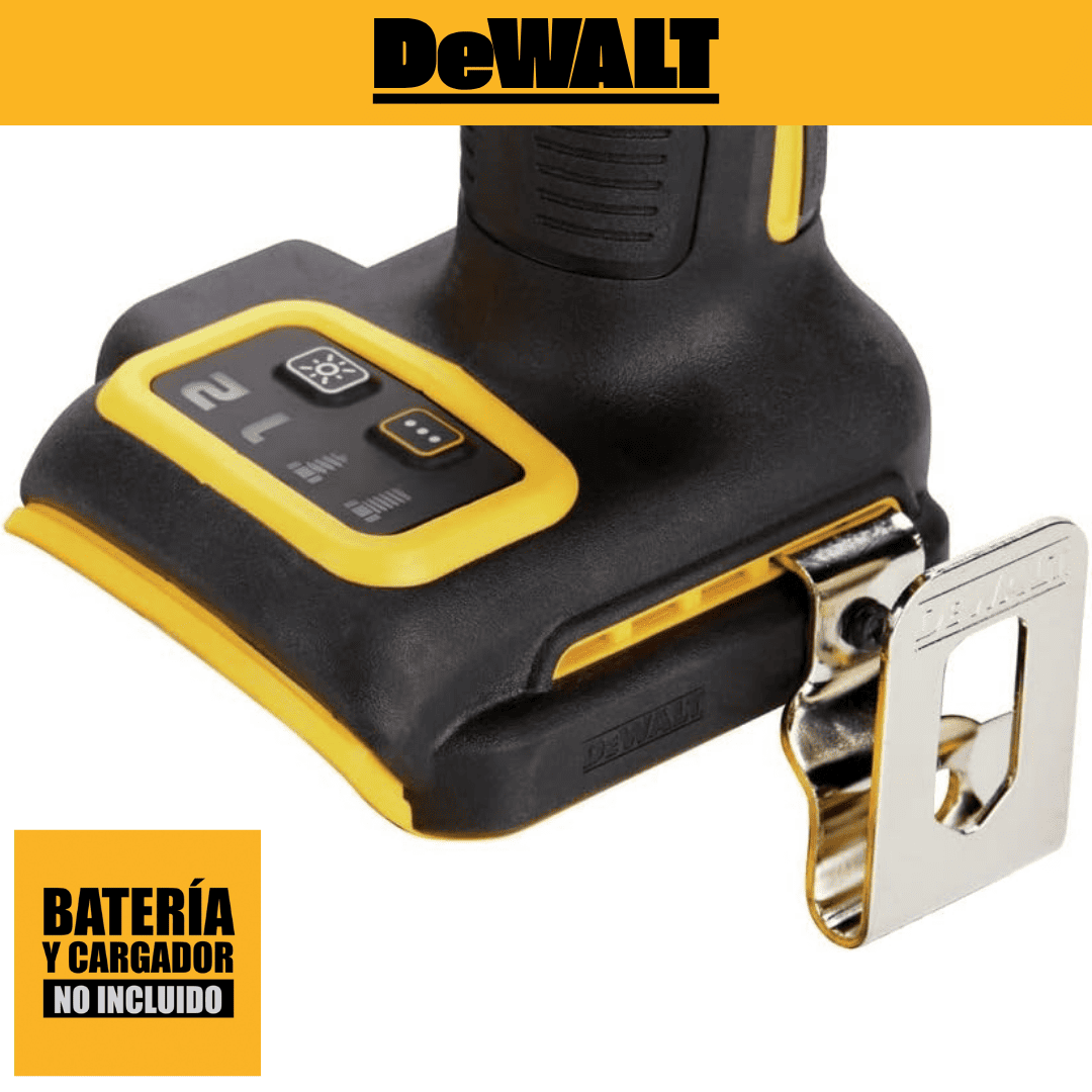 Llave de Impacto Inalámbrica DEWALT ATOMIC 20V MAX 1/2" DCF921 – Potencia Compacta con Control Total