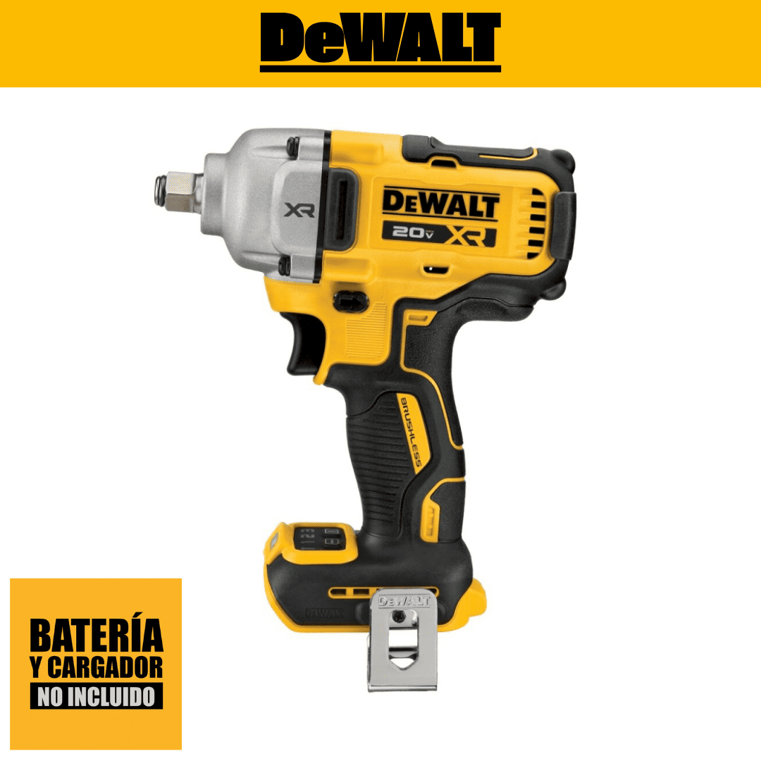 Llave de Impacto 1/2" 20V Brushless 812Nm Baretool Dewalt DCF891B – Potencia, Precisión y Control Total