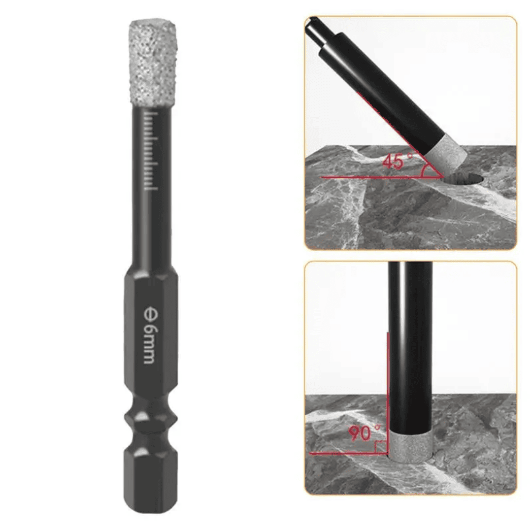 Broca Diamantada PRO – Perforación Rápida en Cerámica, Porcelanato, Mármol y Granito