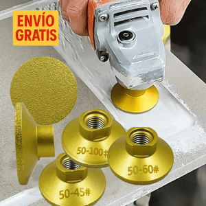 Set 3 Piezas – Disco Cabezal Plano de Pulido