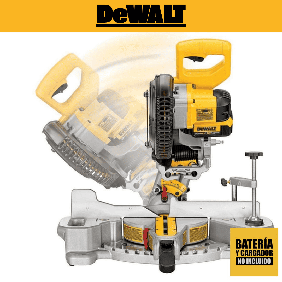 SIERRA INGLETEADORA TELESCOPICA 7 1/4 - 4100 RPM  DEWALT DCS361B - COD:100720