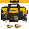 DeWALT DCK251E1QQ1 Kit Combinado Taladro Percutor + Atornillador de Impacto cód:100754
