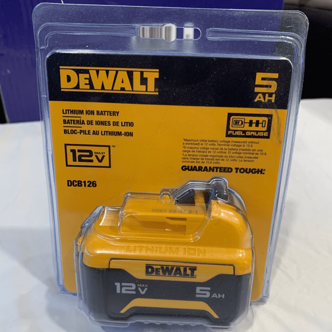 BATERÍA ION LITIO 12V 5.0AH - DEWALT DCB126 - COD:100738