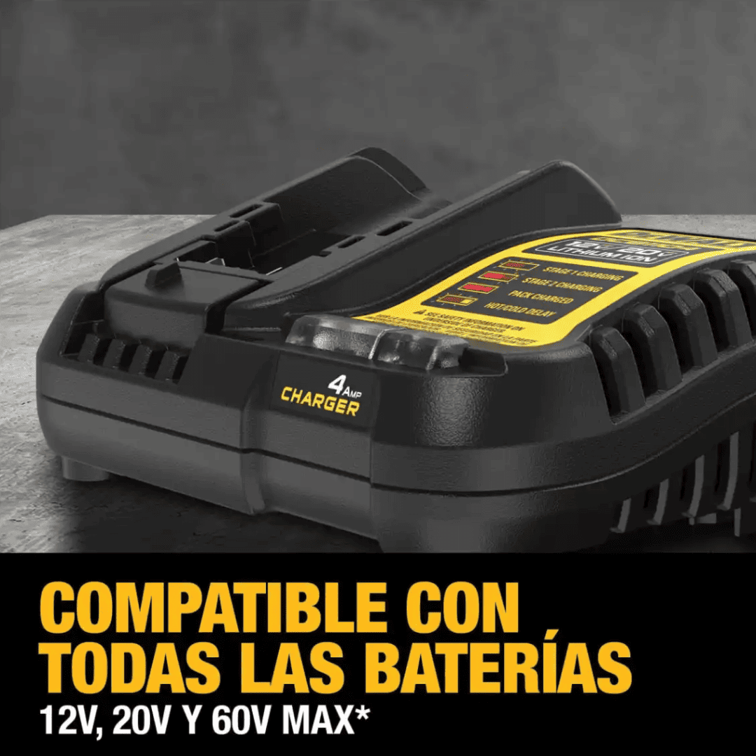 CARGADOR DE BATERÍA 12V/20V DEWALT DCB1104-B2 & DCB1106-B2- COD:100655 - 100783