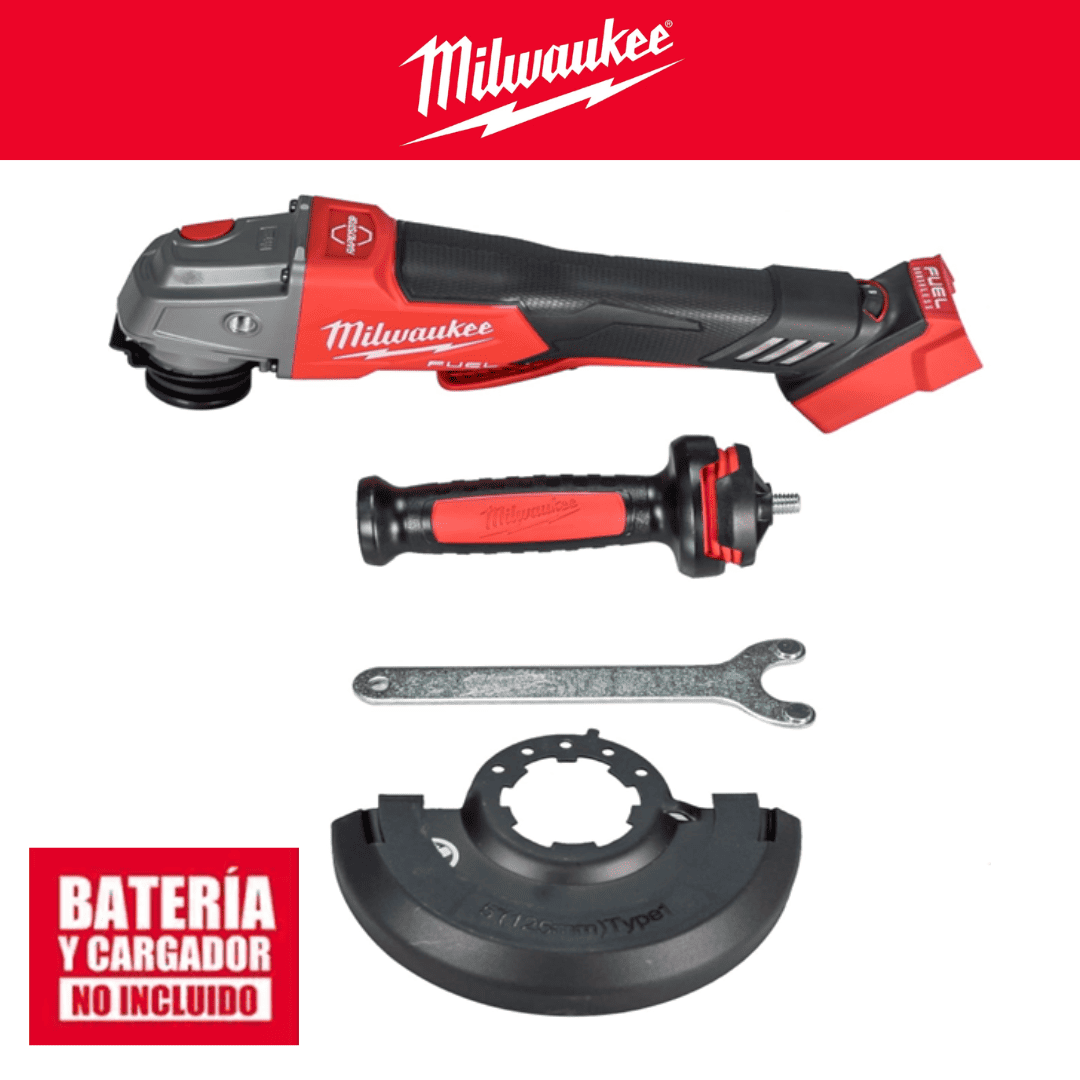 Amoladora fuel   4-1/2”- 5"  con interruptor MILWAUKEE 2888-20 - COD:100676 semi-nuevo