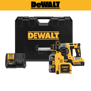 DEWALT DCH273P2DHO 20V MAX XR® L-Shape 1" SDS Plus Rotomartillo  Kit con Extractor de Polvo Integrado – Potencia, Seguridad y Limpieza en un Solo Equipo*