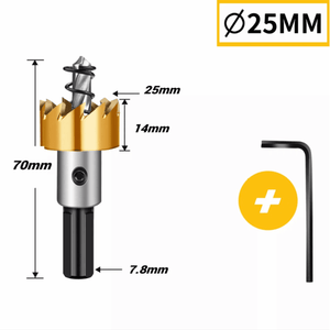 Sierra Copa Cobaltada Ø25, 35 y 55mm – Con Sistema Saca-bocados PRO