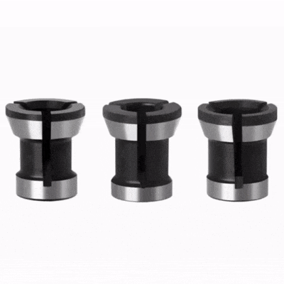 Set PRO de 3 Adaptadores para Ruteadora – 6 mm, 1/4” y 8 mm para Máxima Compatibilidad