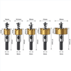 Set 5 Sierras Copas con Sistema Saca-bocados para Metal – Ø16 a 30mm