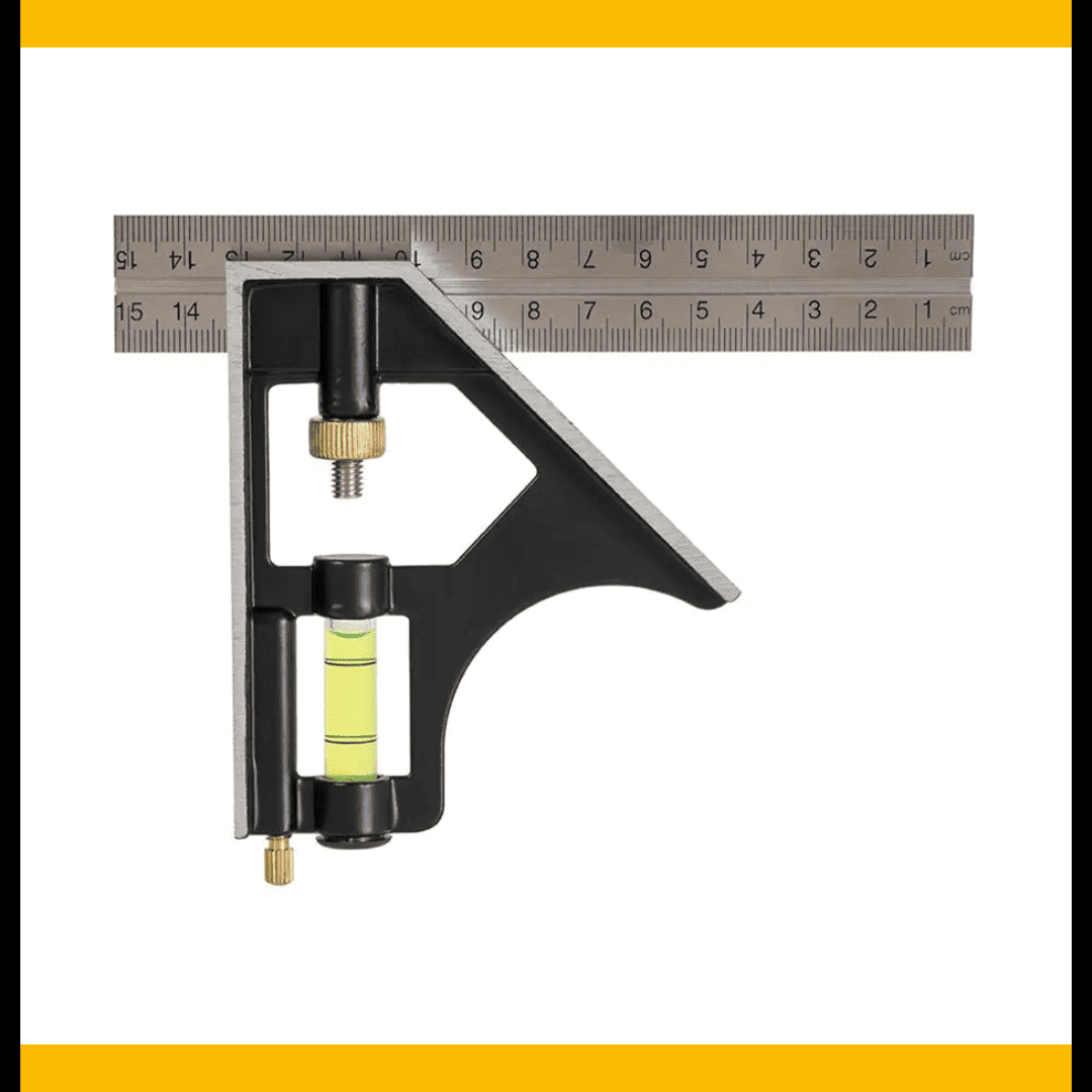 ESCUADRA COMBINACIÓN DE 15cm – Precisión total en madera, melamina, MDF y más (Copia)