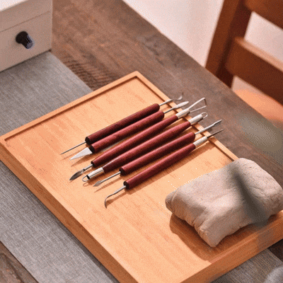 SET DE 6 HERRAMIENTAS DOBLE PUNTA PARA ESCULTURA Y MANUALIDADES