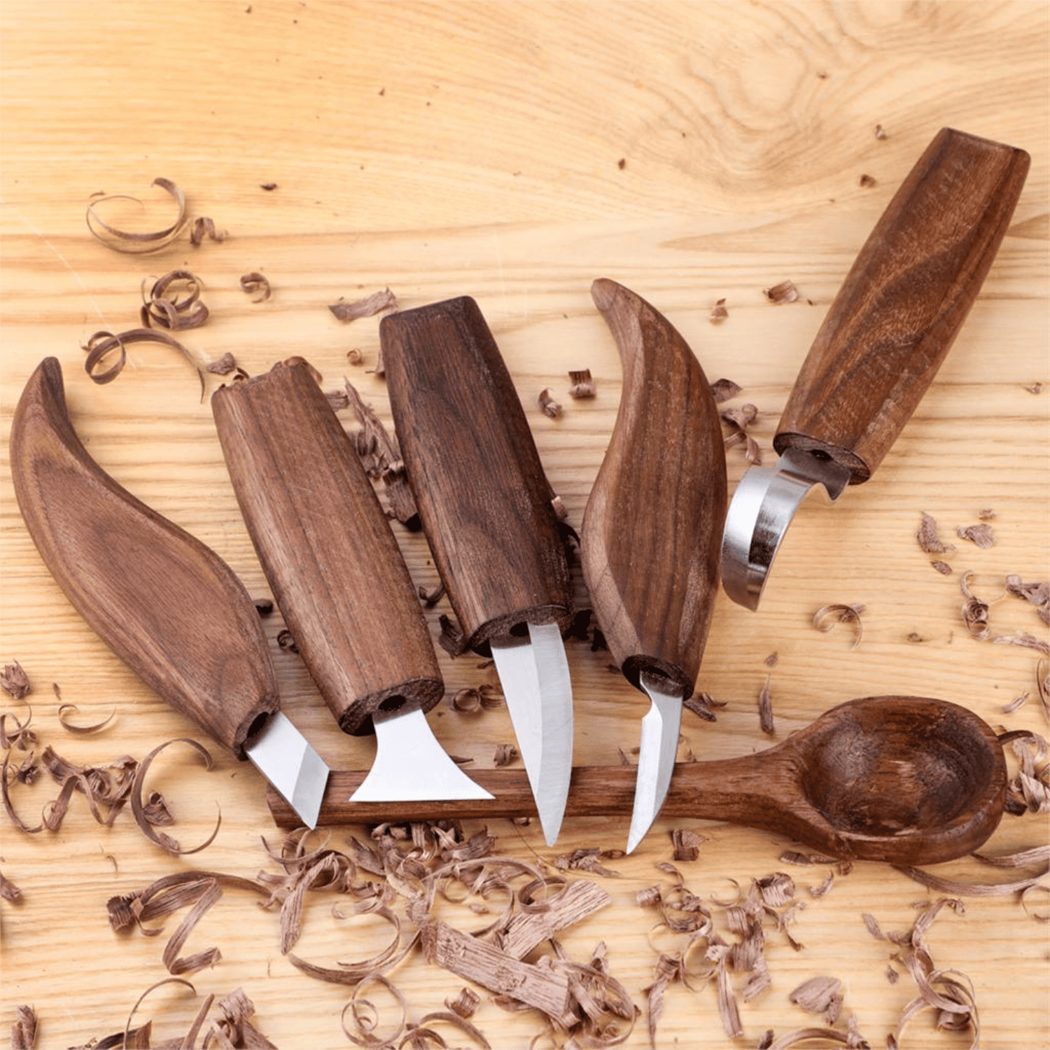 Set de 5 Cuchillas para Tallar Madera PRO