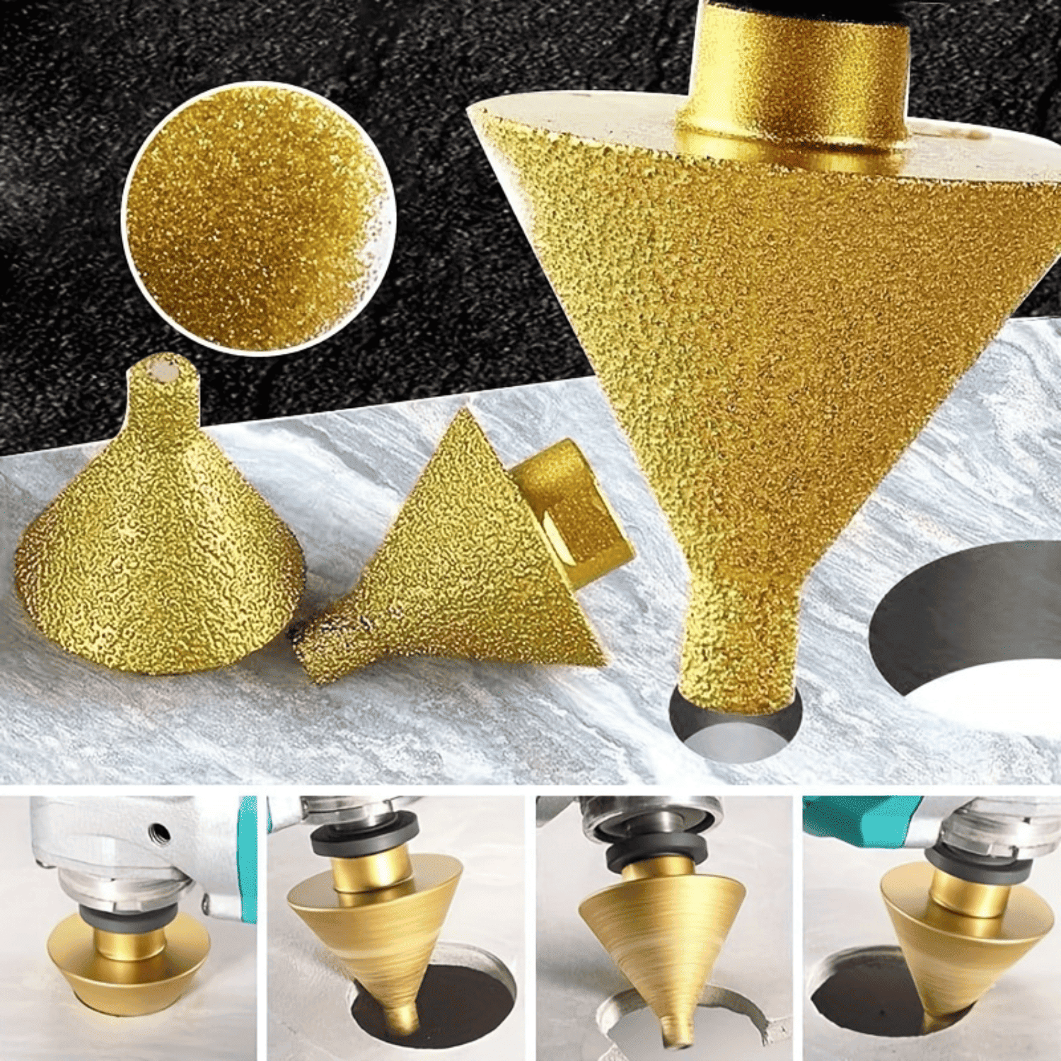 Broca Cónica Diamantada de 2” – M14