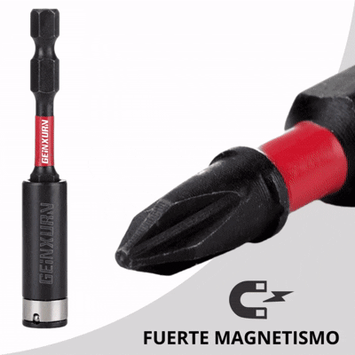 Punta de Impacto PZ2 x 25 mm & Guía Magnética LOCK de 75 mm – Geinxurn