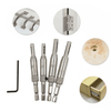 Set de Brocas Autocentradoras para Bisagras – Alta Precisión