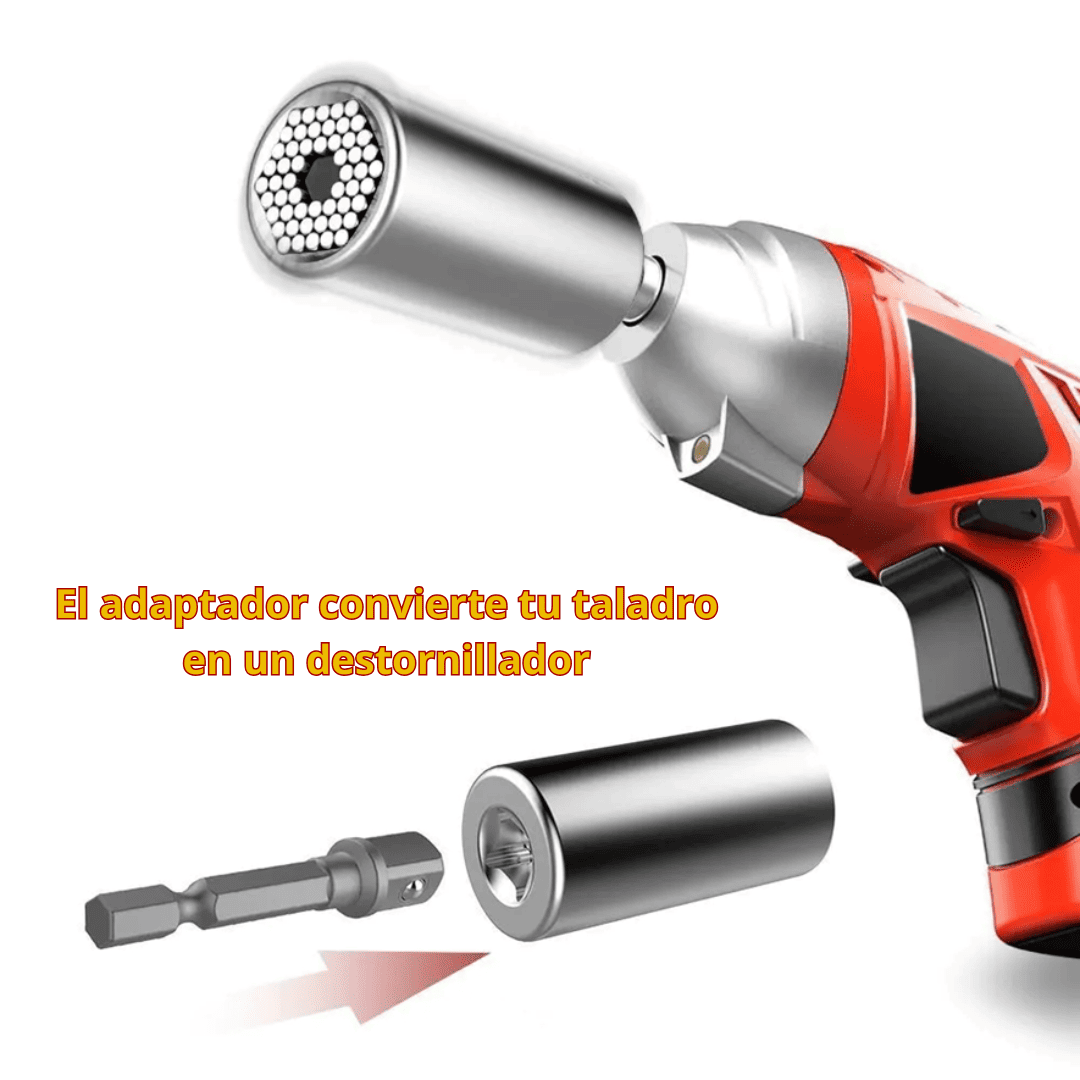 Llave de Tubo Universal con Trinquete – Ajuste Automático de 7-19mm y 11-32mm