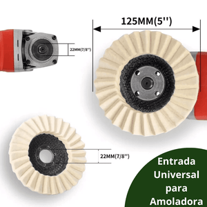 Disco Flap 5” – Pulido Fino para Acero Inoxidable y Aluminio