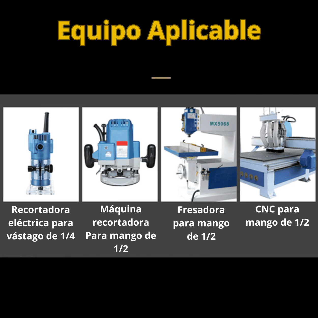 Fresa Copiadora 38 mm ARDEN – Seguimiento Preciso con Rodamiento