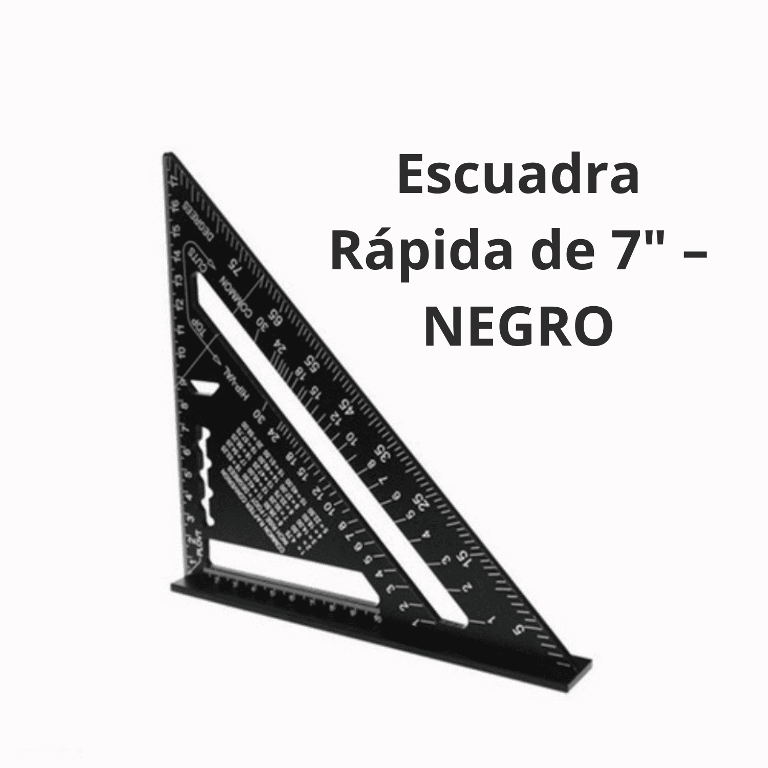 Escuadra Rápida de 7" – Aluminio PRO