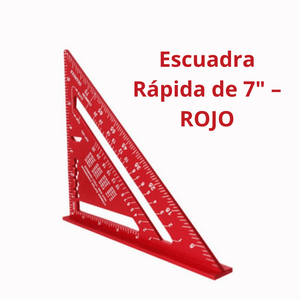 Escuadra Rápida de 7" – Aluminio PRO