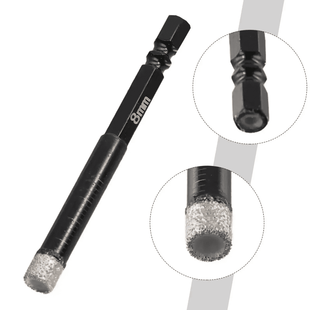 Broca Diamantada PRO – Perforación Rápida en Cerámica, Porcelanato, Mármol y Granito