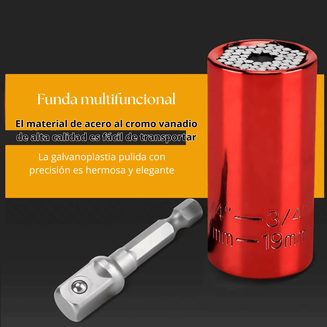 Llave de Tubo Universal con Trinquete – Ajuste Automático de 7-19mm y 11-32mm