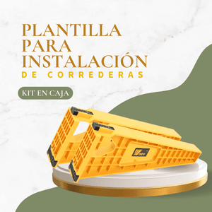 Plantilla para la Instalación  de Correderas – kit en Caja