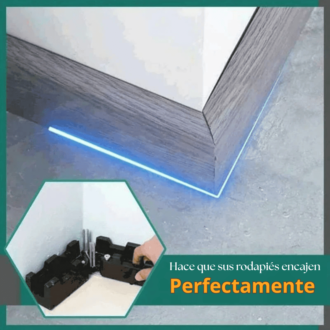 Plantilla para Corte Tipo Inglete 2 en 1 – Medición y Corte Preciso con una Sola Herramienta