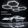 Luz LED Hexagonal de 24 PCS – Iluminación Profesional para Talleres, Garajes y Studios