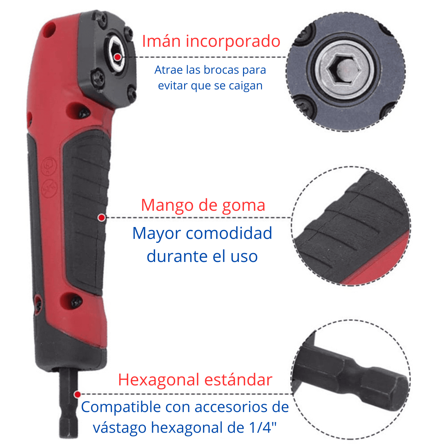 Extensión Angular de Alto Torque – Estilo Milwaukee