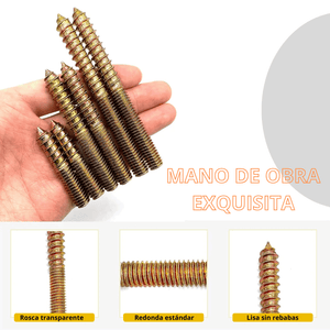 Tornillo de Suspensión Doble Cabeza M6, M8 y M10 – Alta Resistencia