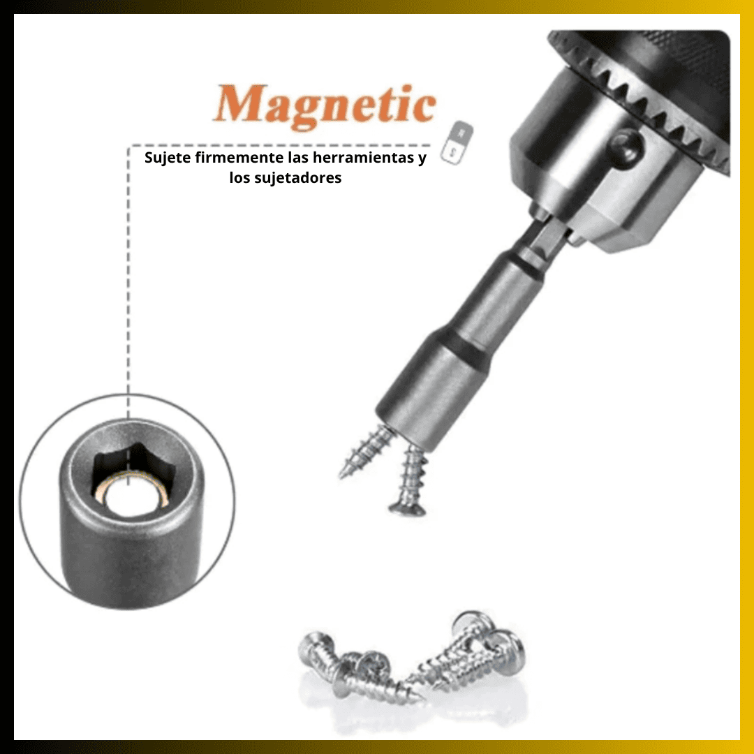 Dado Magnético con Ingreso 1/4” – Trabajo Preciso y Seguro en Cada Tornillo