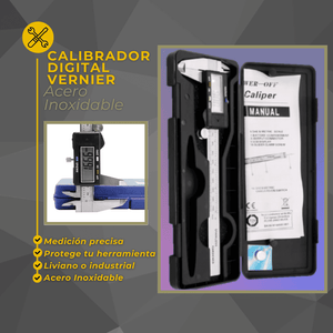 Calibradores Digitales PRO – Vernier Pie de Rey en Estuche Rígido