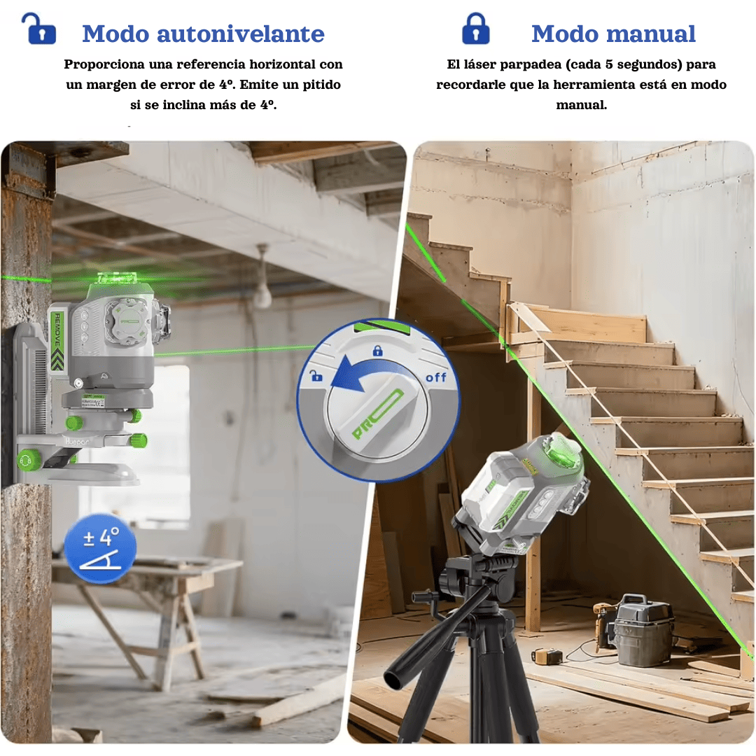 HUÉPAR NIVEL LÁSER PRO GS03CG - COD:100782