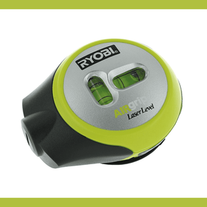 Nivel Láser Compacto Ryobi ELL1002 Air Grip – Precisión en Azulejos, Estantes y Más sin Usar Clavos