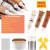 Kit de 23 PCS – Pasta para Reparación de Muebles en Madera, Melaminas y Aglomerados
