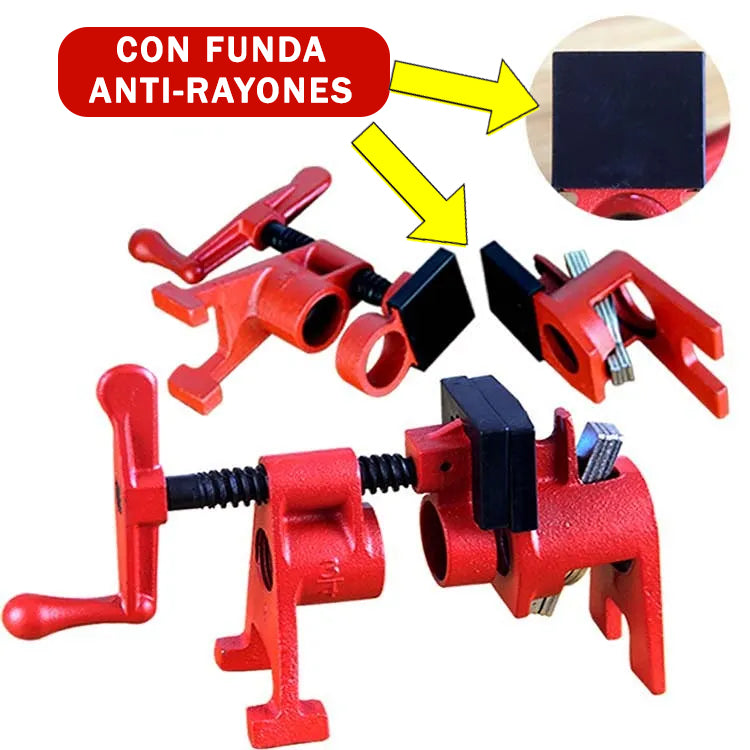 Prenza Abrazadera de Hierro para Tubo 3/4"