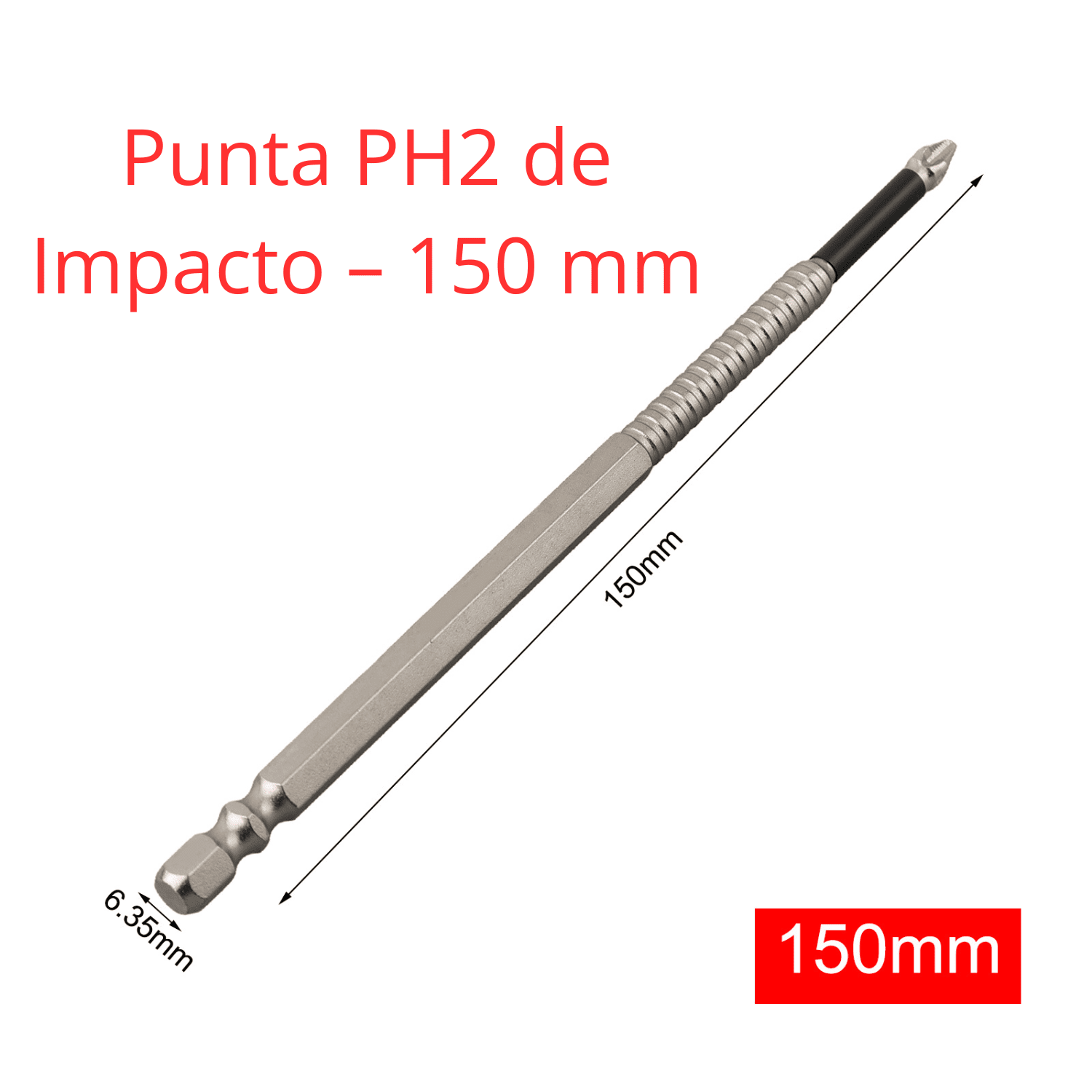 Punta PH2 de Impacto – 65 mm & 150 mm