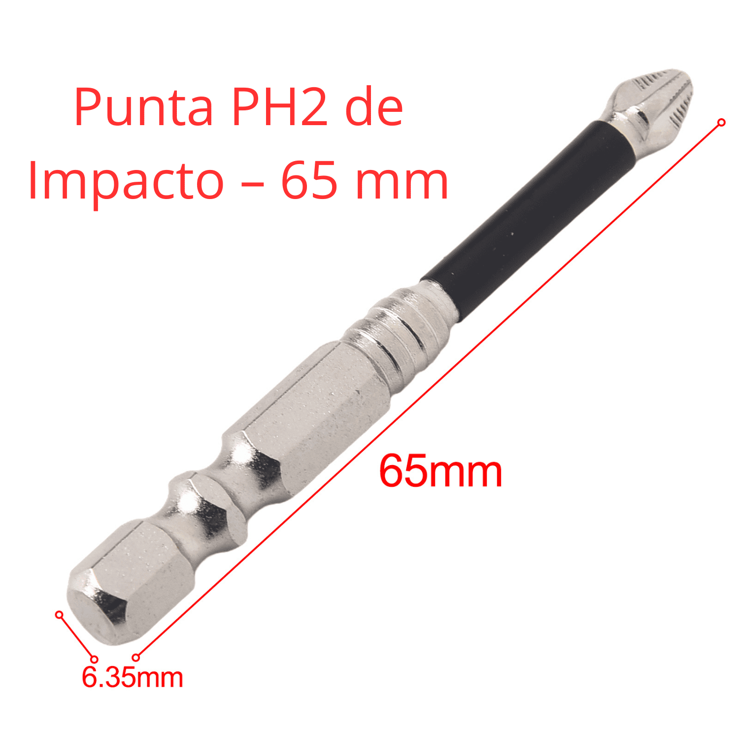 Punta PH2 de Impacto – 65 mm & 150 mm