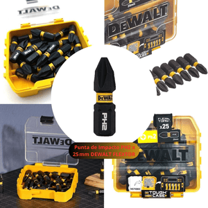 Punta de Impacto PH2 x 25 mm DEWALT FLEXTOR