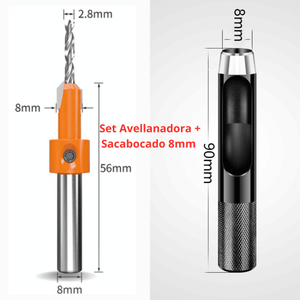 Set Avellanadora + Sacabocado 8mm