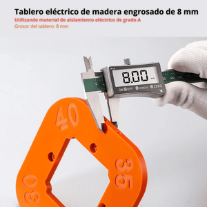 Plantillas para Bordes de Esquinas – ABS 4 en 1 – Radio Perfecto para Carpintería y Melamina