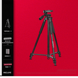 Trípode PRO para Nivel Láser – Ajustable de 49 cm a 1.50 m con Cabezal 360°