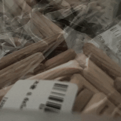 Tarugos de Madera Ranurados – Set de Uniones Precisas para Carpintería y Muebles
