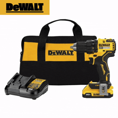 DeWalt DCD793D1 20V MAX Kit de Taladro  Compacto Inalámbrico BRUSHLESS- 1/2 pulgadas