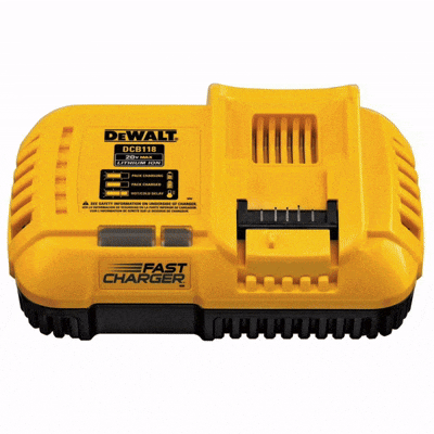 Cargador Rápido DCB118-B2 20V/60V MAX FLEXVOLT – Alta Eficiencia para Baterías XR y FLEXVOLT