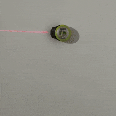 Nivel Láser Compacto Ryobi ELL1002 Air Grip – Precisión en Azulejos, Estantes y Más sin Usar Clavos
